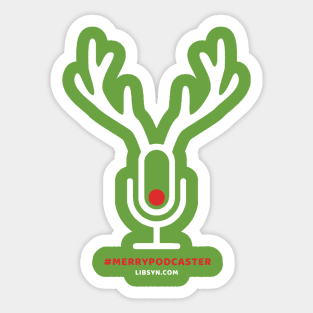 MerryPodcaster Sticker